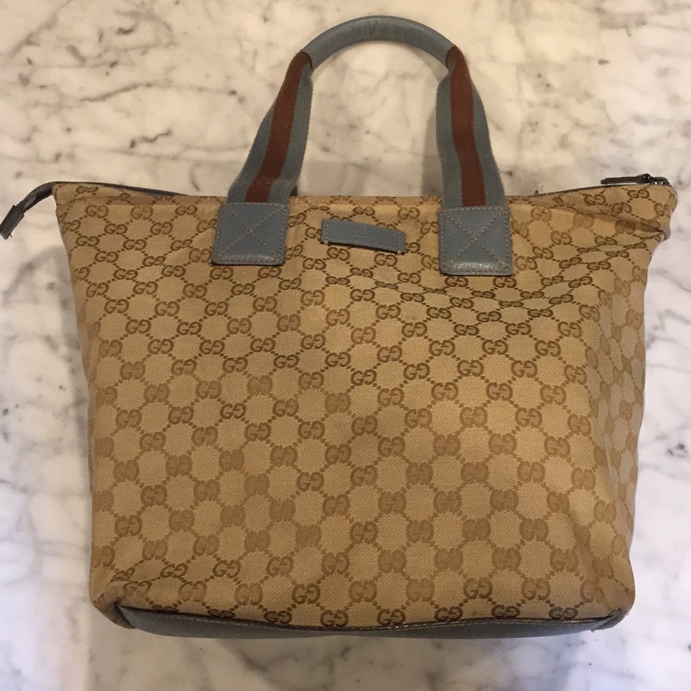 Authentic Gucci Monogram Tote